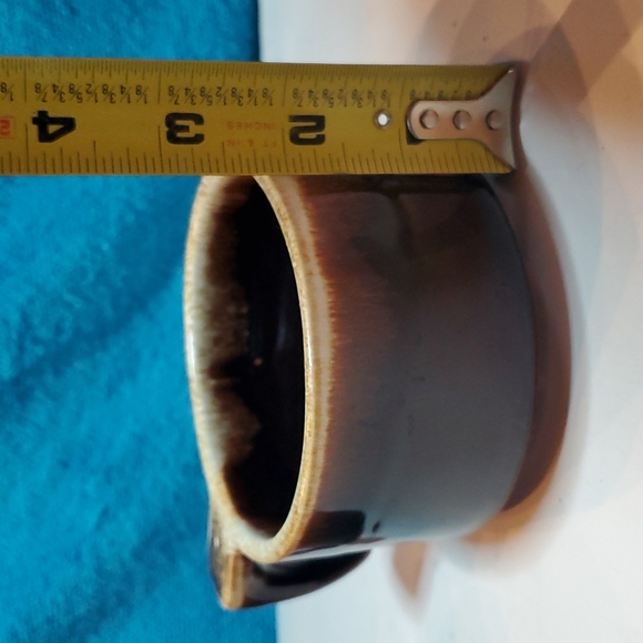 2 Pfaltzgraff Gourmet Brown Drip Glaze Coffee/Tea Mugs Open Handle 3.75" - Picture 7 of 7